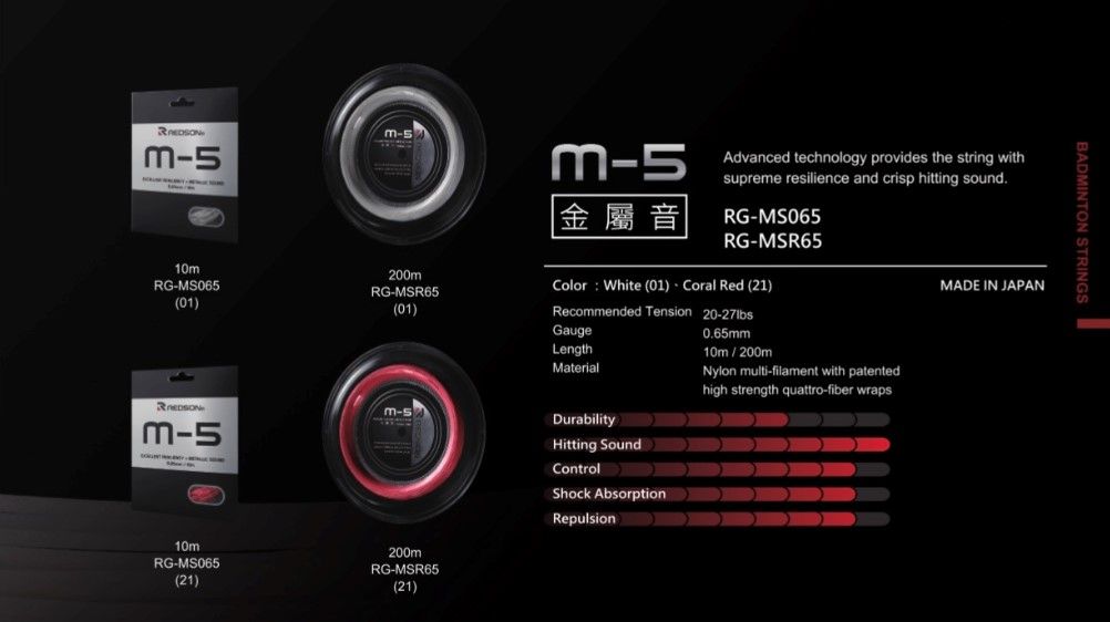 Dây RedSon M5 ( Chưa bao gồm công đan )